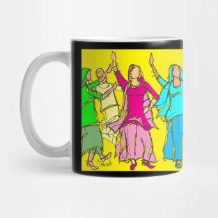 Punjabi Giddah dancers 1 Mug